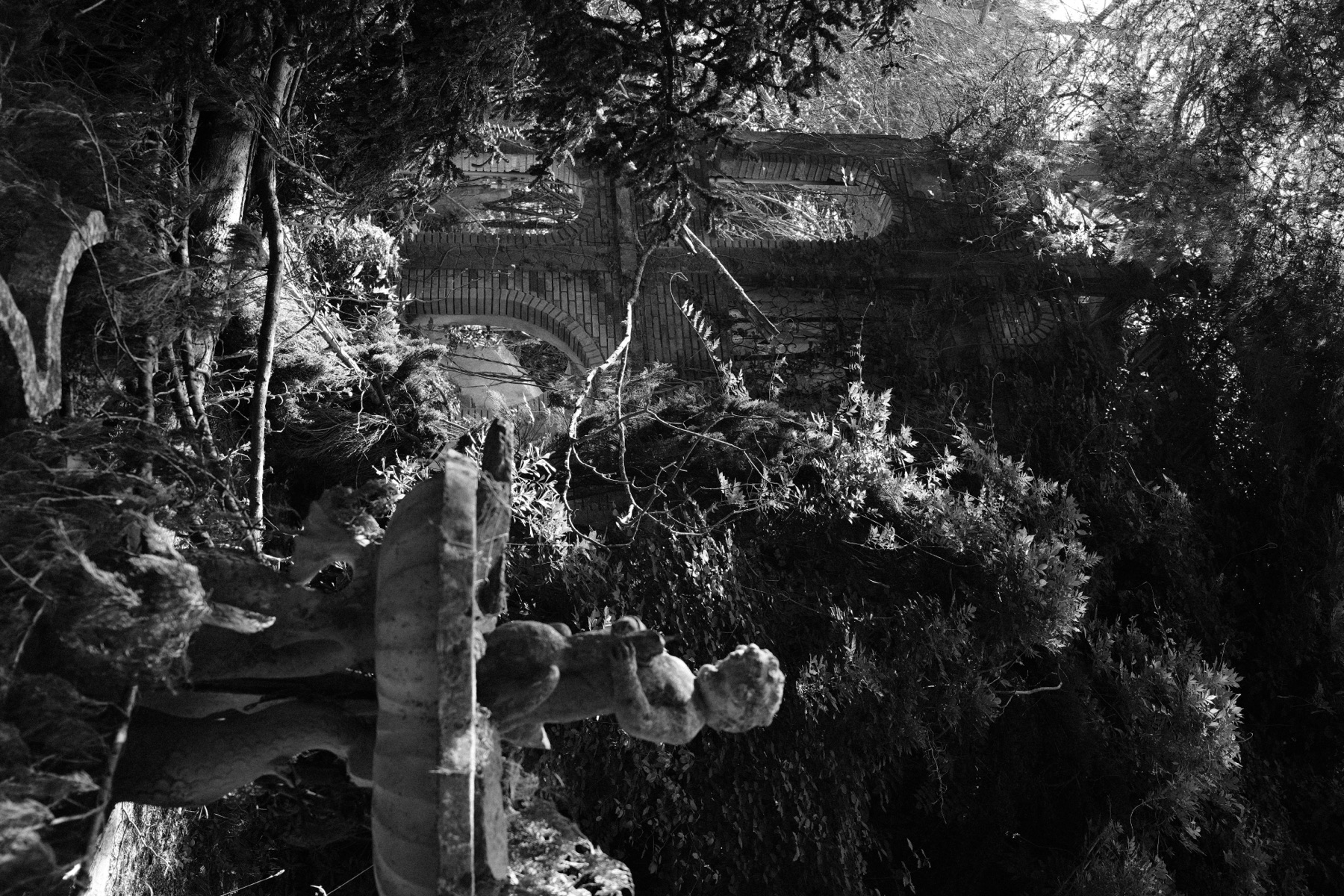 Statue im Garten